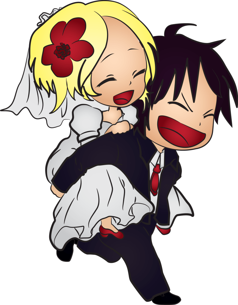 Ilustração noivinhos