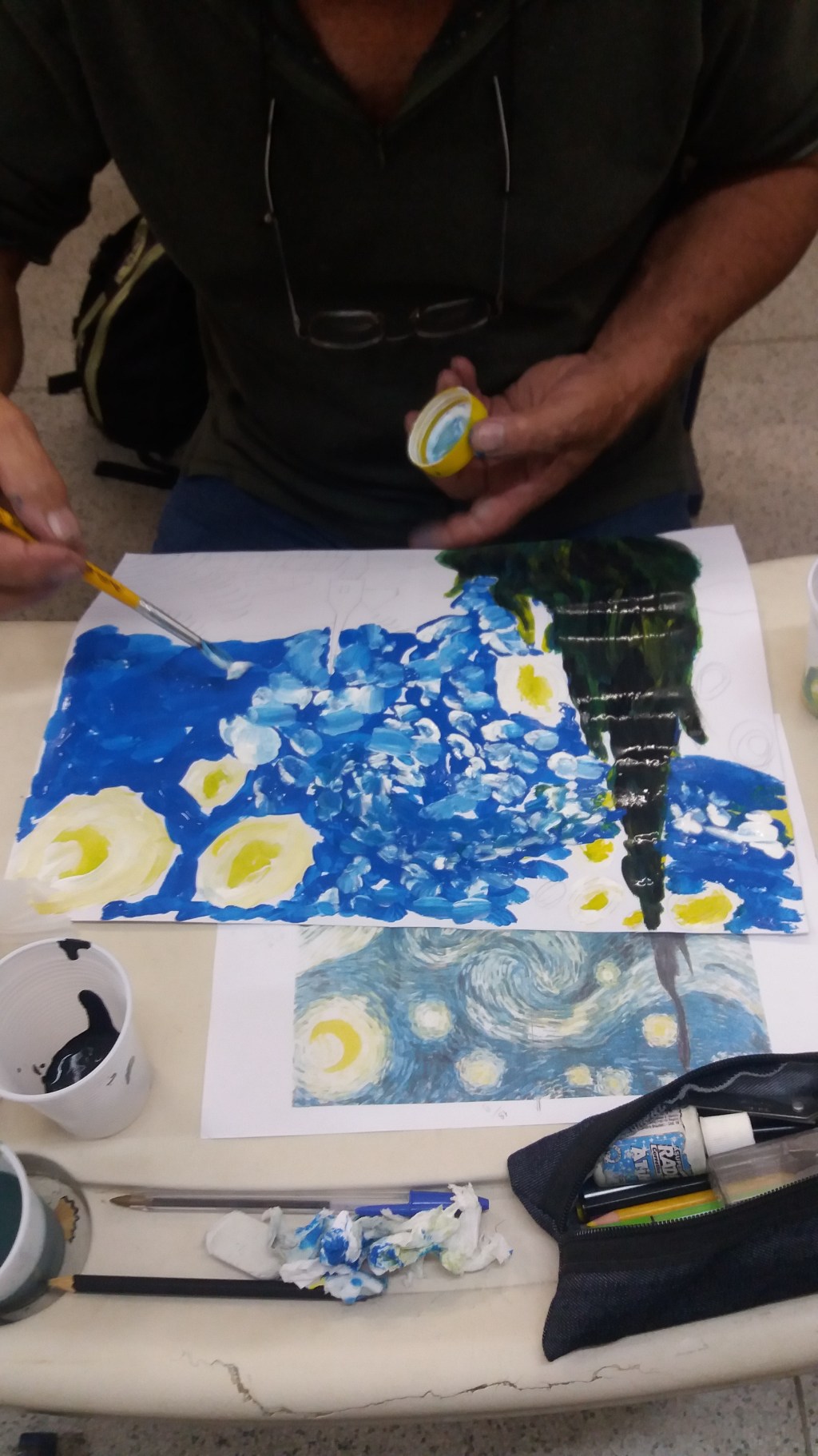 As cores quentes e frias pelas obras de Vincent Van&nbsp;Gogh